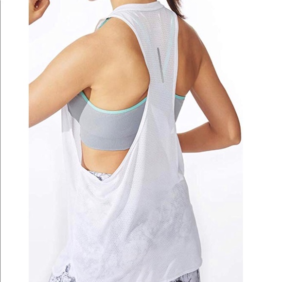 Mesh racerback Athletic sports tank top - Picture 2 of 5